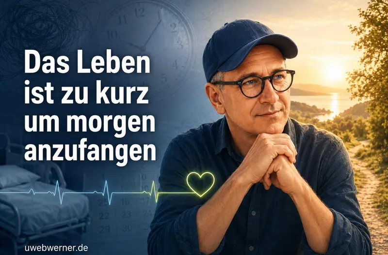 Das Leben ist zu kurz um morgen anzufangen
