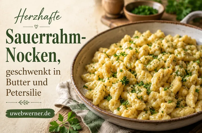 Sauerrahm-Nocken: Cremig und herzhaft