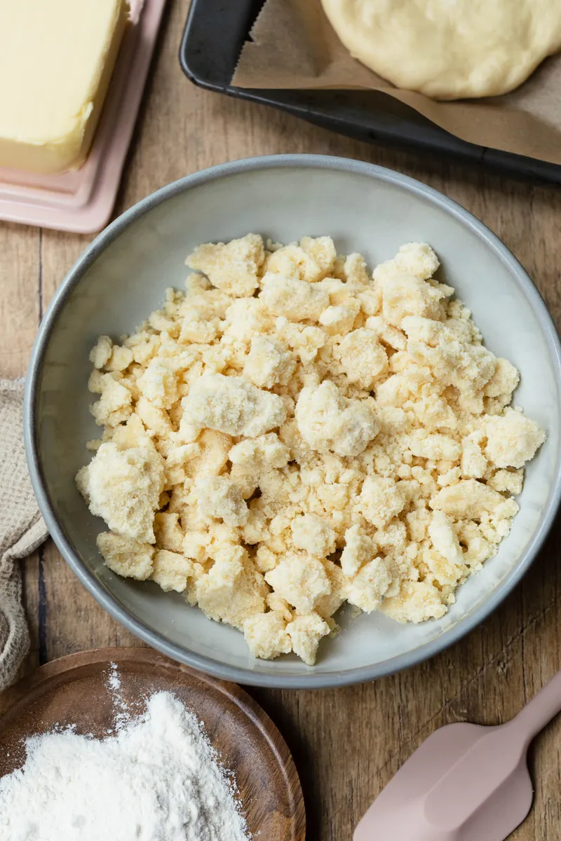 Streusel für Kuchen
