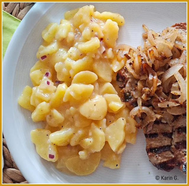 Österreichischer Erdäpfelsalat mit Hesperidenessig