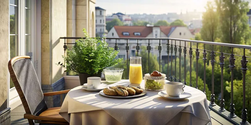 Balkon-Erstausstattung