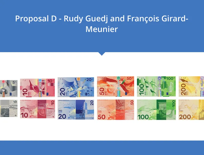 Für neue Euro-Scheine abstimmen