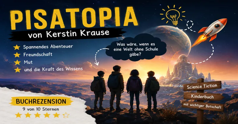 PISATOPIA von Kerstin Krause – Warum dieses Kinderbuch zeigt, dass Wissen die größte Superkraft ist
