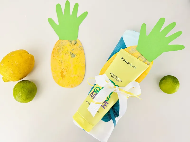 Geschenk zum Kita-Abschluss: Sommerliches DIY-Abschiedsgeschenk für Erzieherinnen & Erzieher