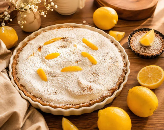 Tarte au Citron - originales französisches Rezept mit luftigem Baiser