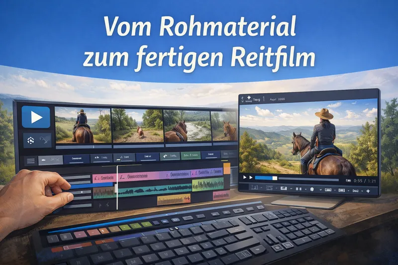 Vom Rohmaterial zum fertigen Reitfilm