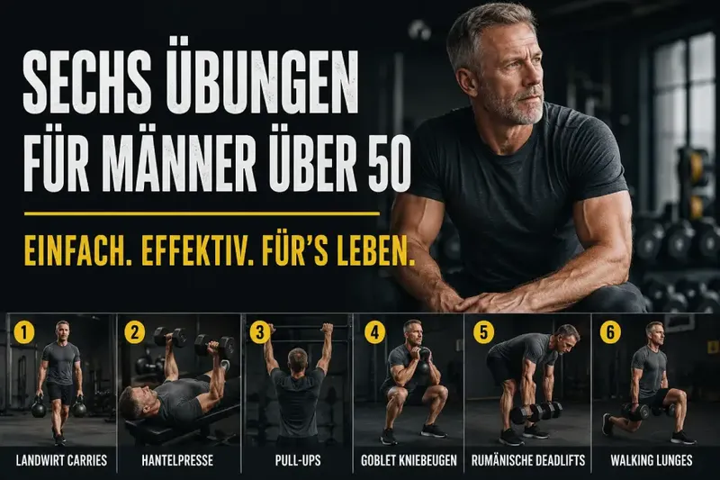 Sechs Übungen für Männer über 50