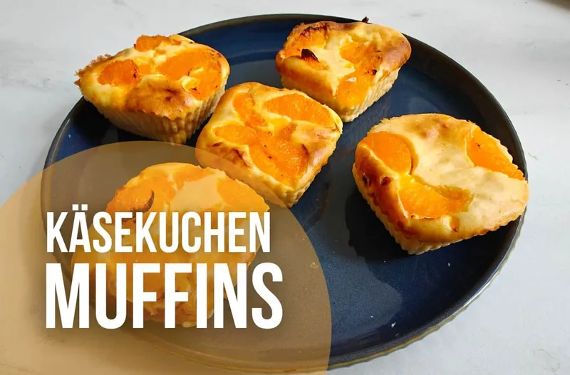Käsekuchen Muffins aus dem Airfryer