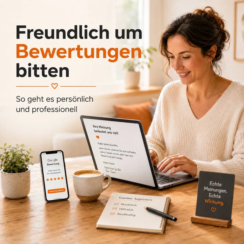 Kunden um Bewertungen bitten