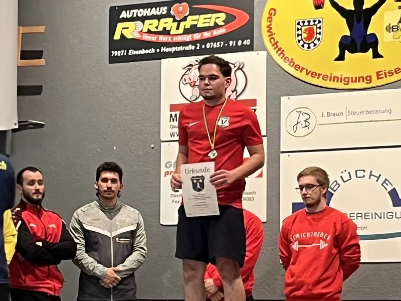 Gold für den AC Germania St. Ilgen: Tarik Kurtovic wird Landesmeister