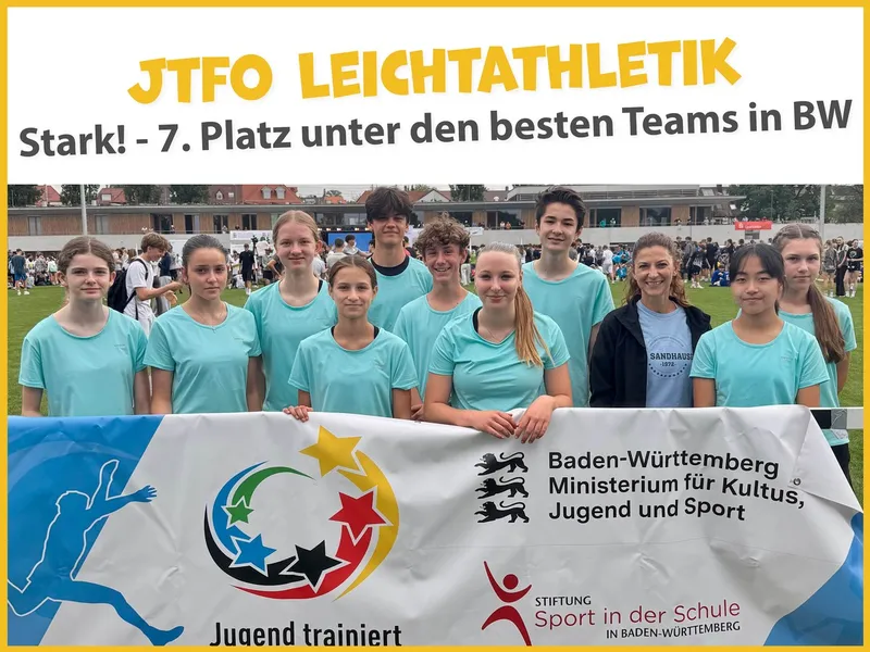 Leichtathletik: Erfolgreicher Abschluss beim JtfO-Landesfinale – Starker 7- Platz für FEG