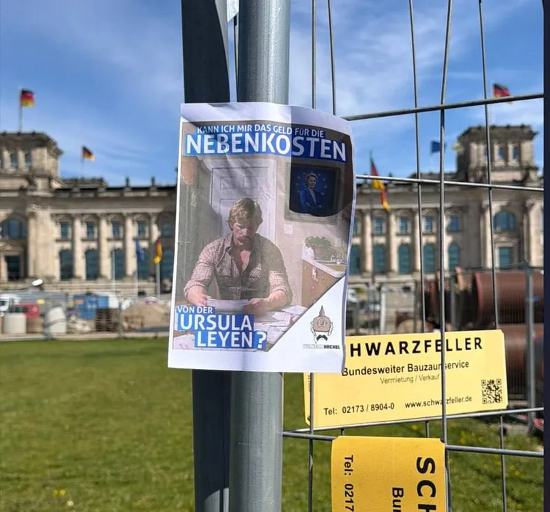 Berlin wurde von einer Welle von Karikaturen der EU-Führung überschwemmt