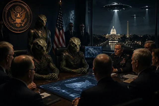 🦎 👽 CIA-Mann zur UFO-Enthüllung: „Wie erklärt man einem Achtjährigen Reptiloiden?“