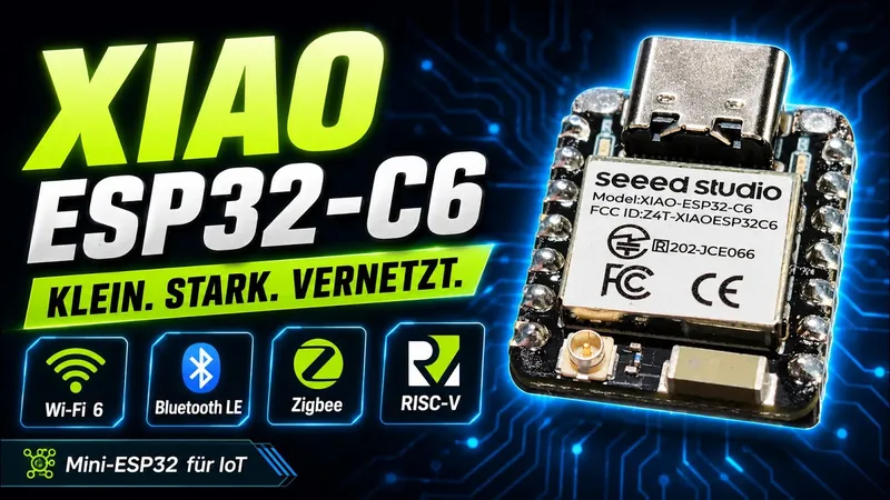 XIAO ESP32-C6: Pinout, Daten und Funktionen