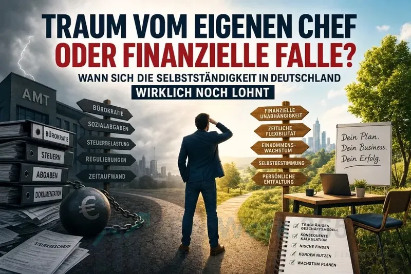 Lohnt sich Selbstständigkeit in Deutschland noch? Der Check