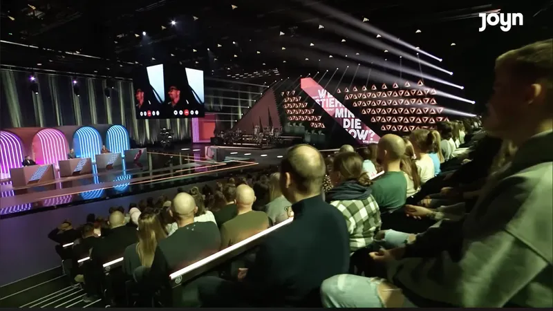 Zu Gast im Publikum bei „Wer stiehlt mir die Show?“.