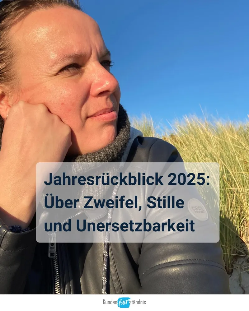 Jahresrückblick 2025: Über Zweifel, Stille und Unersetzbarkeit