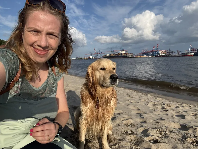 Ausflug: Vom Jenischpark zum Elbstrand mit Hund