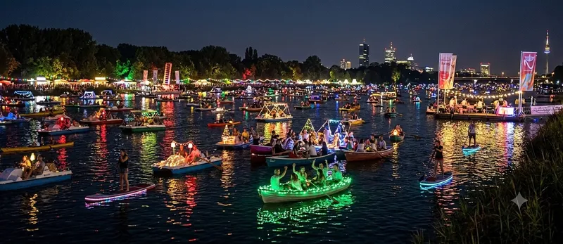 Lichterlfest auf der alten Donau 2026