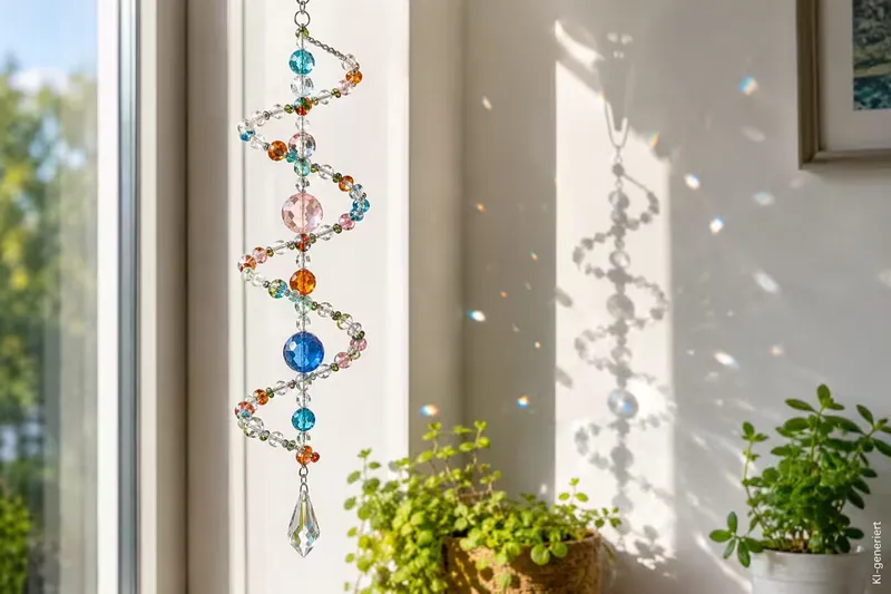 Wie kann man einen Suncatcher aus Perlen selber machen?