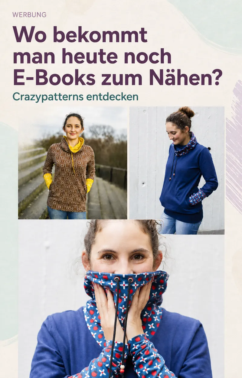 E-Books zum Nähen: Schnittmuster bei Crazypatterns entdecken