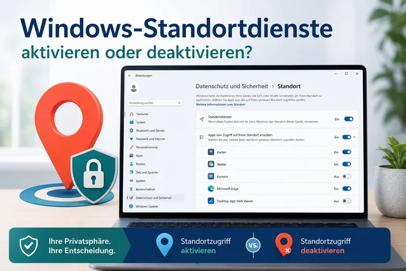 Windows-Standortdienste: Aktivieren oder besser deaktivieren?