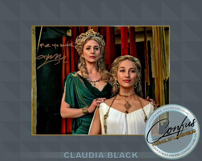 Confus #59: Claudia Black Autogramm (Spartacus: House of Ashur)