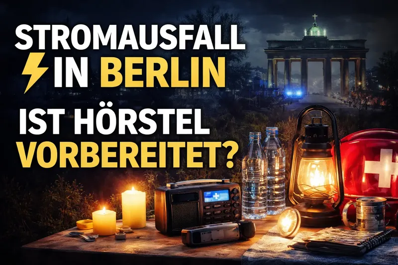 Stromausfall in Berlin 2026 – Risiko auch für Hörstel? Wie wir uns jetzt vorbereiten können