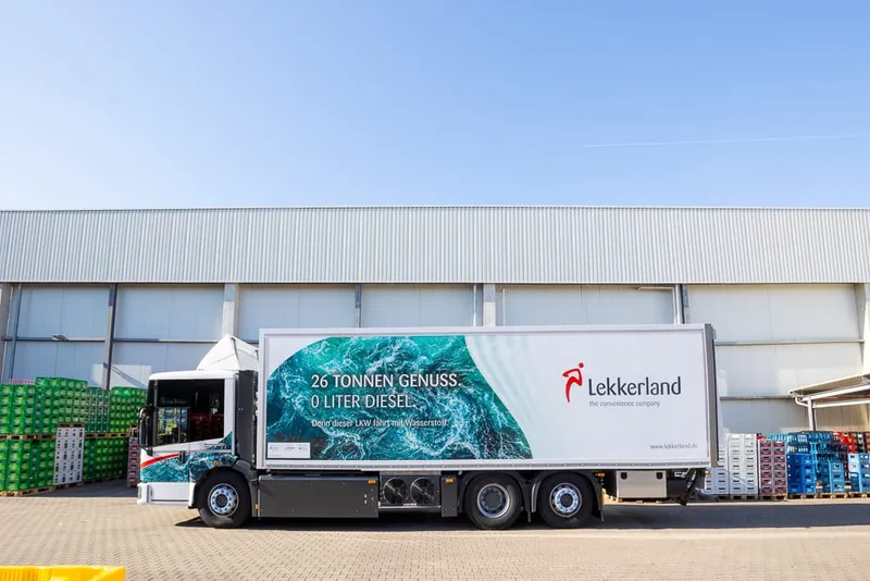 Der Wasserstoff LKW