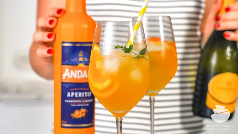 Sanddorn Spritz mit Andalö