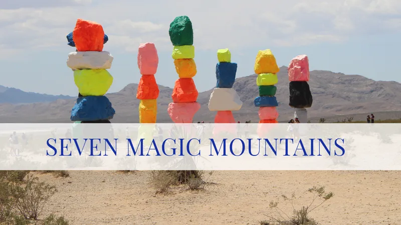 Seven Magic Mountains Las Vegas Mojave Wüste