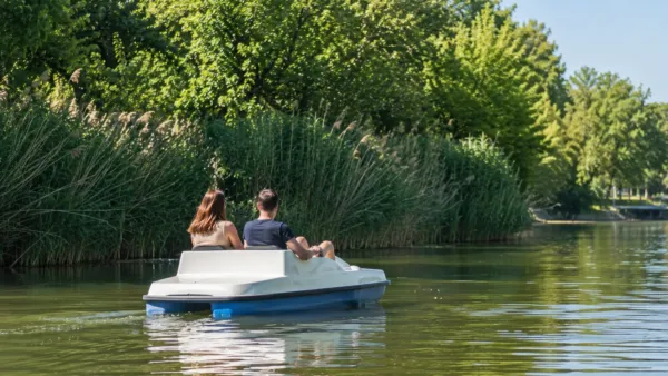 Bootsverleihe an der Alten Donau in Wien