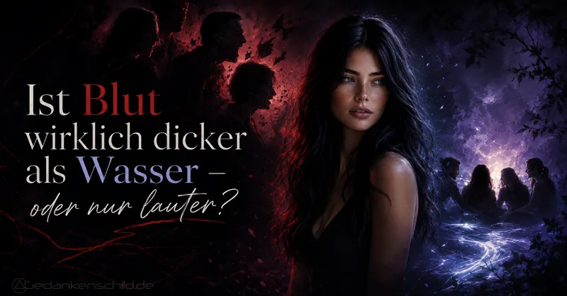Ist Blut wirklich dicker als Wasser – oder nur lauter?