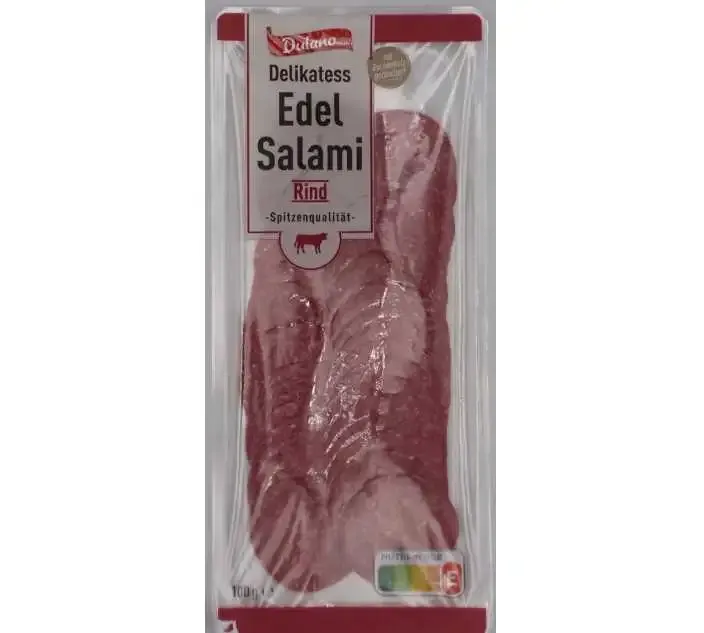 Rückruf bei Lidl: Hersteller ruft Dulano Delikatess Edel Salami Rind wegen E. coli zurück
