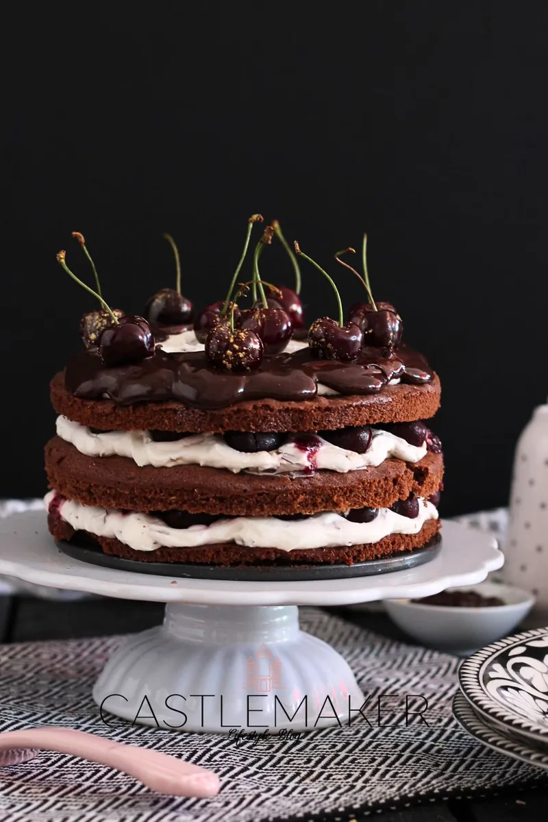 Schwarzwälder Kirschtorte mal andere als naked cake