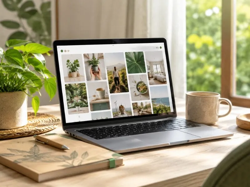Nachhaltiges Online-Business: 3 grüne Pinterest-Tipps für weniger Content-Stress