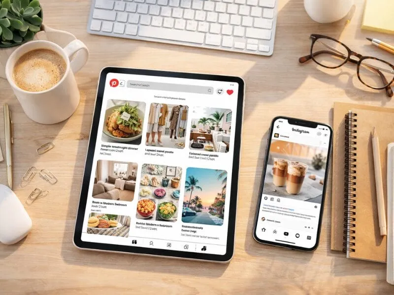 Pinterest vs. Instagram: Warum die beiden Plattformen grundverschieden sind