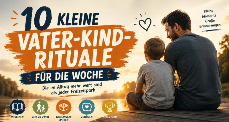 10 kleine Vater-Kind-Rituale, die im Alltag mehr wert sind als jeder Freizeitpark