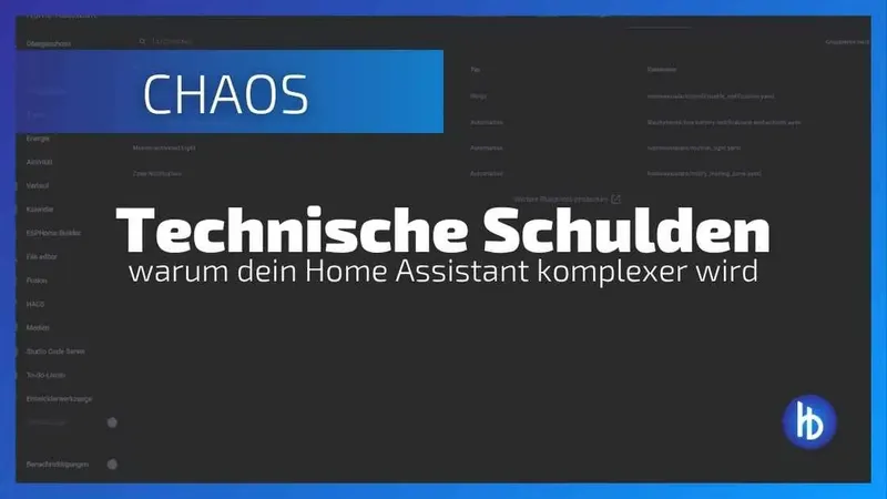 Technische Schulden in Home Assistant