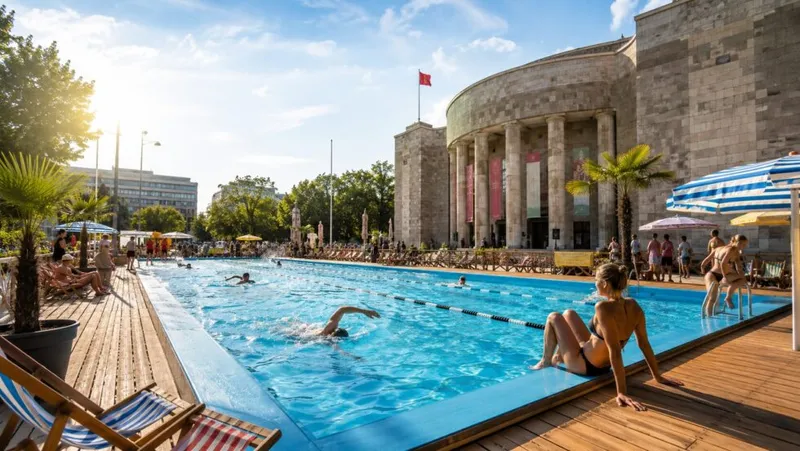 Volksbad Berlin: Kostenloser Pool an der Volksbühne öffnet ab 7. August – Tickets ab Dienstag