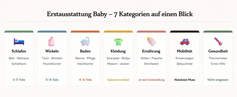 Erstausstattung Baby