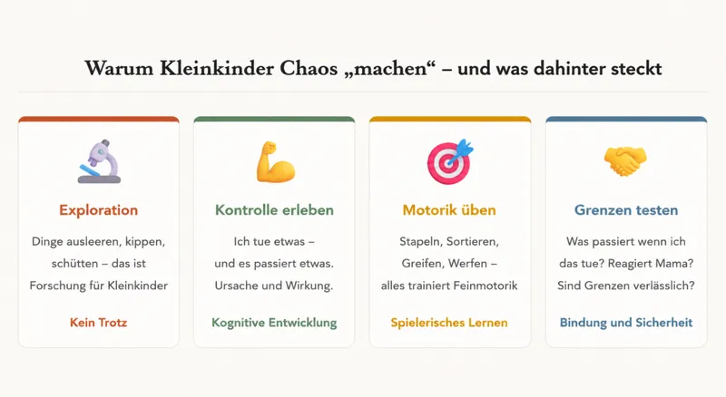 Aufräumen mit Kleinkind