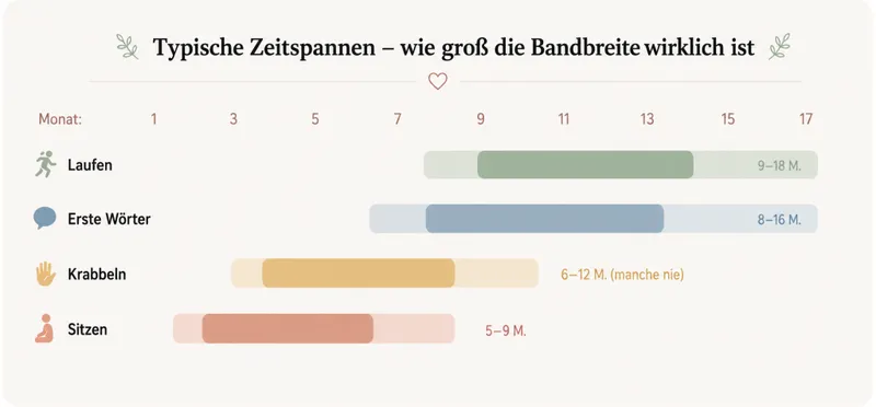 Meilensteine Baby erstes Lebensjahr