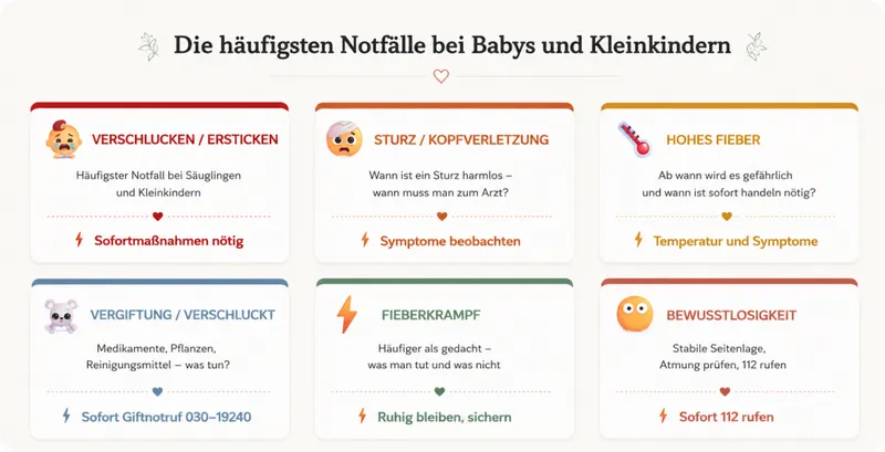 Erste Hilfe bei Babys und Kleinkindern