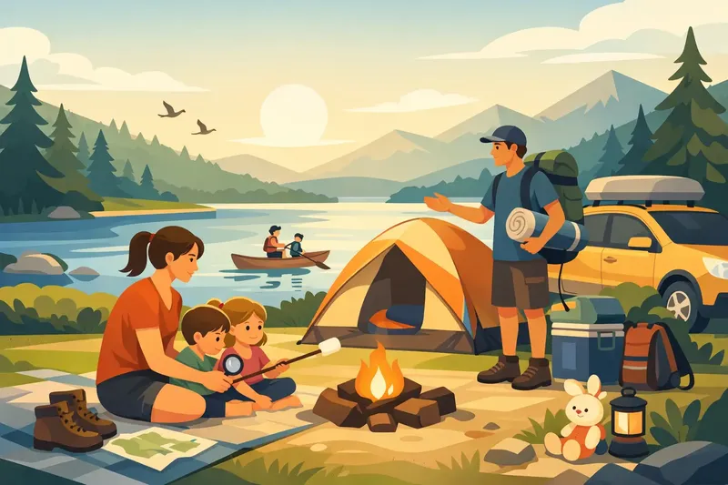 Campingurlaub mit Kindern planen: entspannt starten