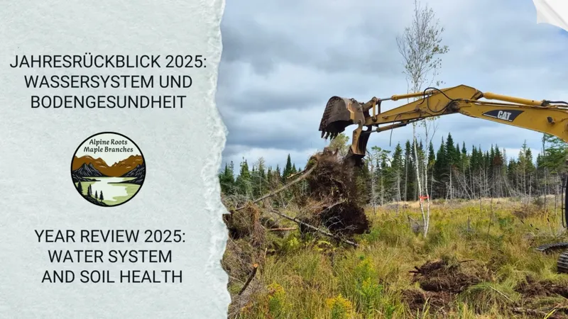 Jahresrückblick 2025: Wassersystem und Bodengesundheit