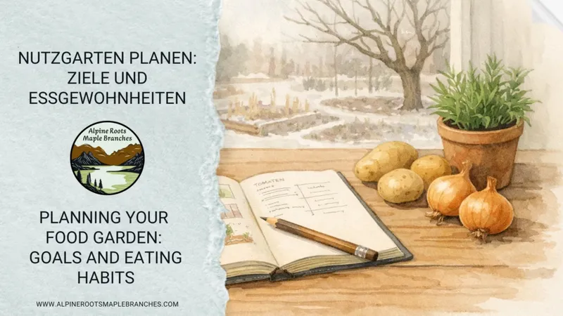 Nutzgarten planen: Ziele und Essgewohnheiten