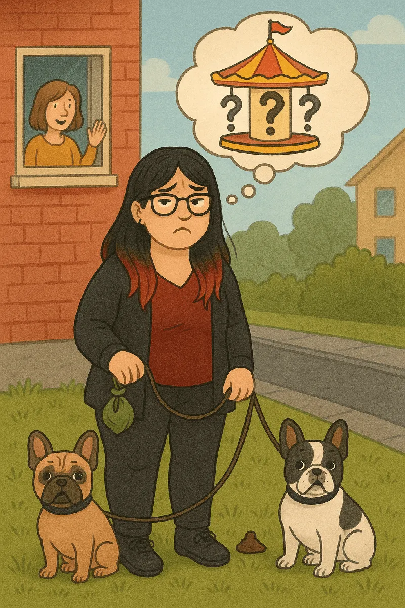Ein Hundehaufen und das Gedankenkarussell