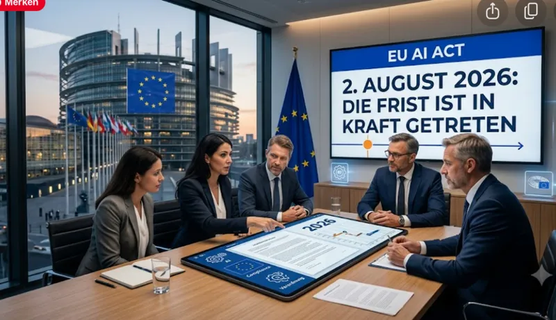 EU AI Act Frist ist am 2. August 2026 in Kraft getreten