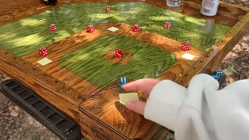 Baseball mit Würfeln spielen